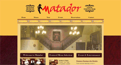 Desktop Screenshot of matadorrestaurante.com
